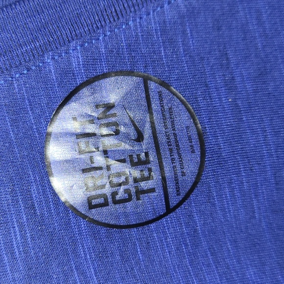 The Nike Tee NBA NY Knicks Dri- Fit Cotton V-Neck Athletic Blue Blk Wmns XXL NWT - Picture 5 of 12